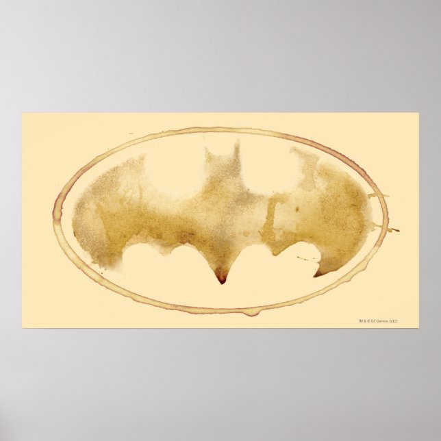 Póster Símbolo de café con barba (Frente)