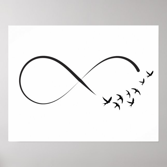 Póster Símbolo de deglución infinito (Frente)