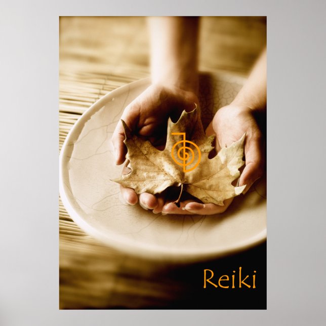 Póster Símbolo de energía de Reiki (Frente)