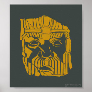 Póster Símbolo de la estatua de Erebor