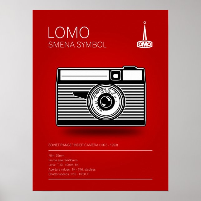 Póster Símbolo de Lomo Smena (Frente)