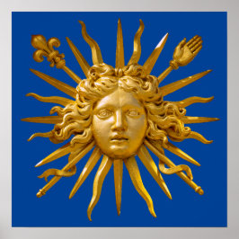 Póster Símbolo de Luis XIV el Rey Sol