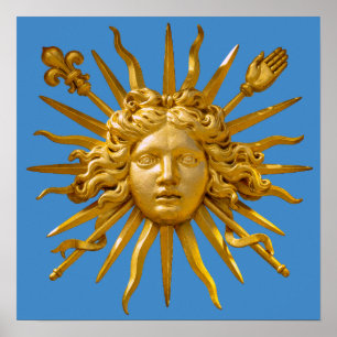 Póster Símbolo de Luis XIV el Rey Sol