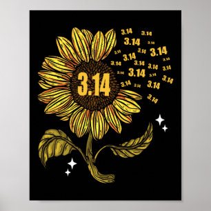 Póster Símbolo de número de Día 3.14 Pi para profesor de 