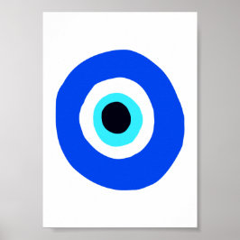Póster Símbolo de ojo griego simple