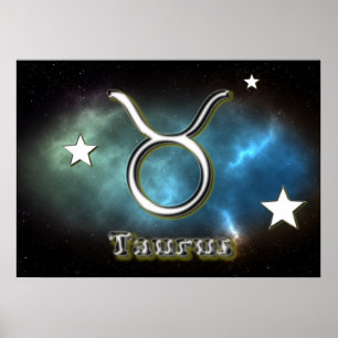 Póster Símbolo de Tauro