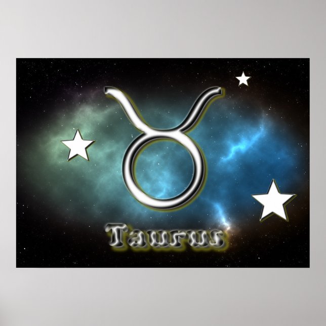 Póster Símbolo de Tauro (Frente)
