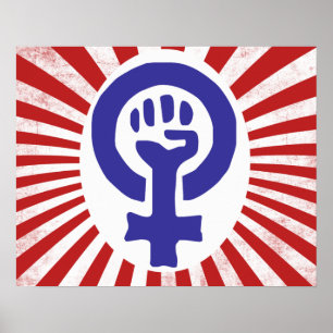 Póster Símbolo feminista