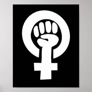 Póster Símbolo feminista