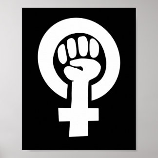 Póster Símbolo feminista