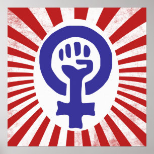 Póster Símbolo feminista