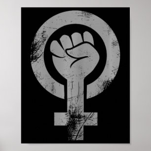 Póster Símbolo feminista feminista resiste feminismo