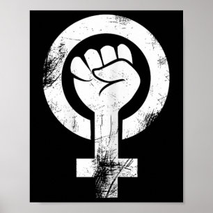 Póster Símbolo feminista feminista resiste feminismo 1