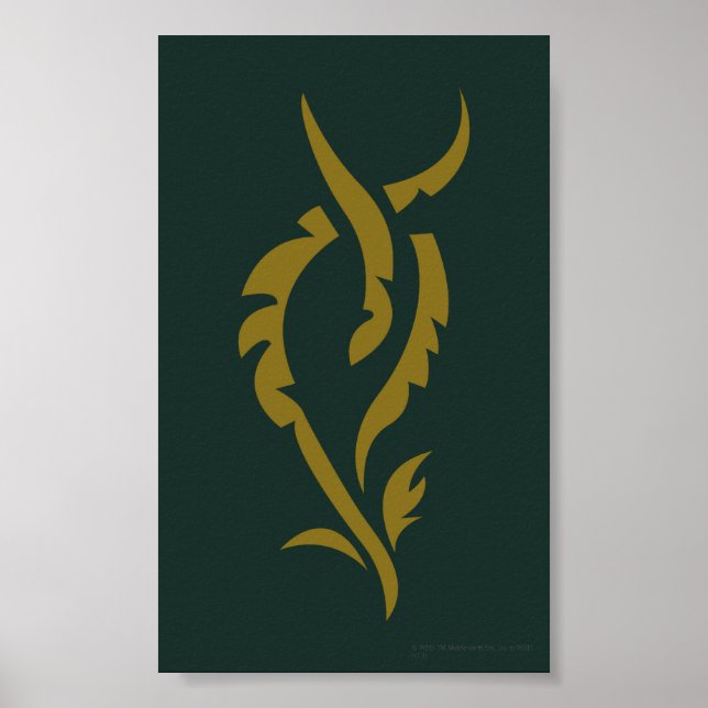 Póster Símbolo floral TAURIEL™ (Frente)