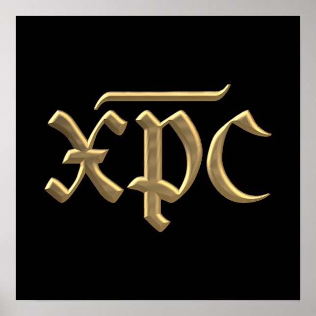Póster Símbolo Golden "3-D" XPC (Frente)