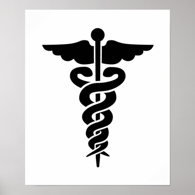 Póster Símbolo médico (Frente)