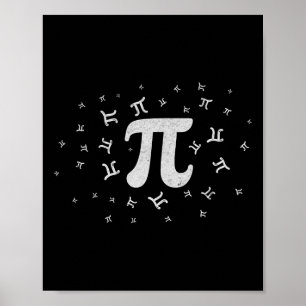 Póster Símbolo Pi Día 3.14 Pi Math Número Pi Día 202