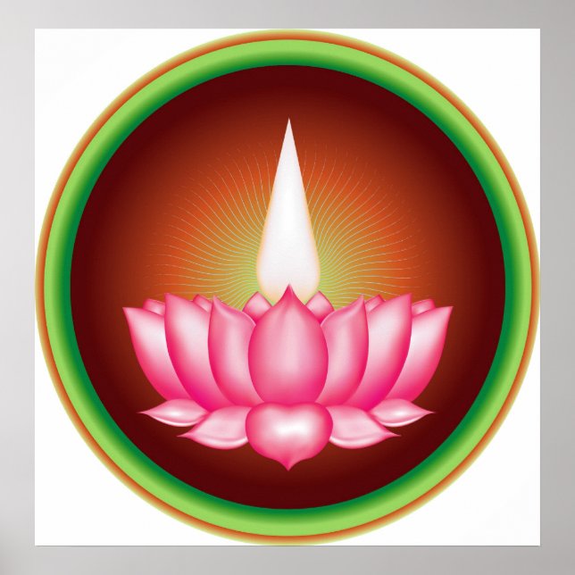 Póster Símbolo religioso indio ayavazhi (Frente)
