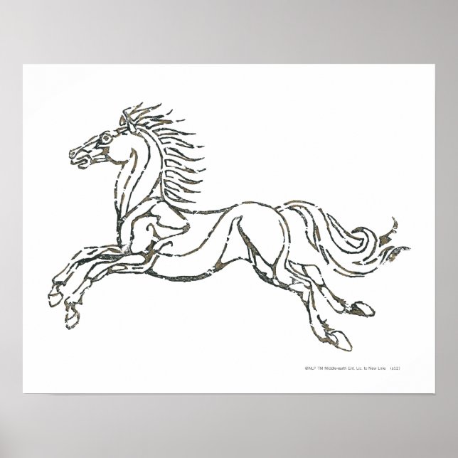 Póster Símbolo Rohan (Frente)