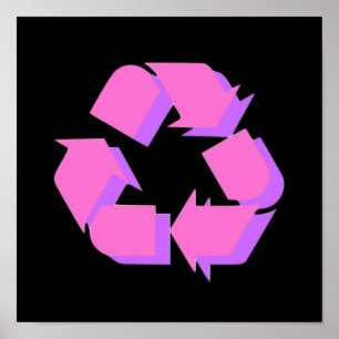 Póster Símbolo rosa