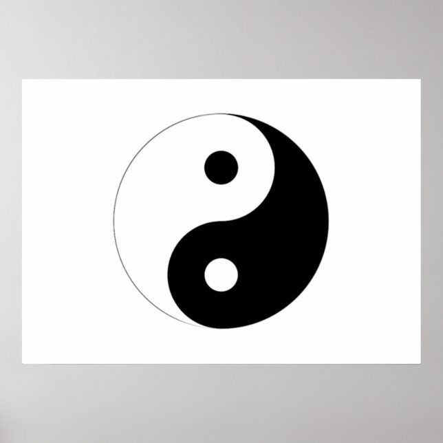 Póster Símbolo Yin-Yang (Frente)