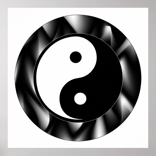 Póster Símbolo Yin Yang (Frente)