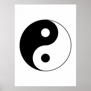 Póster Símbolo Yin Yang