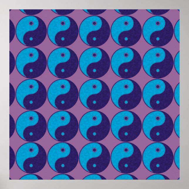 Póster símbolo yin yang zen (Frente)