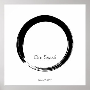 Póster Símbolo zen