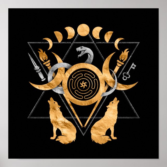Póster Símbolos de Hecate Poster (Frente)