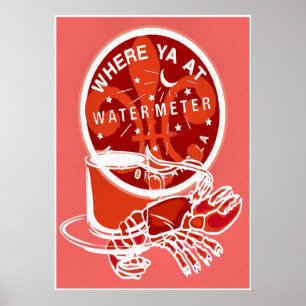 Póster Símbolos de Nueva Orleans Cubierta del cuarto de m