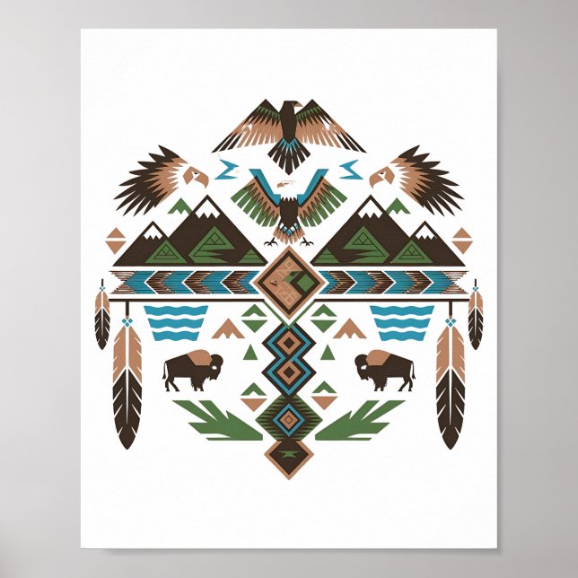 Póster Símbolos sagrados (Frente)