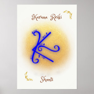 Póster Simbulos karuna reiki