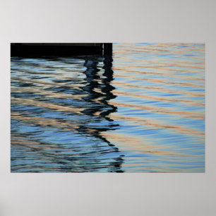 Póster Simetría de ondulación