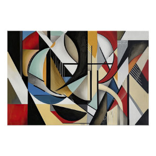 Póster Simfonía geométrica perfecta armonía