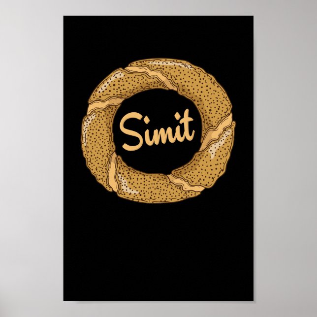 Póster Simit (türkischer Sesamring) (Frente)