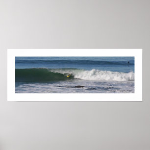 Póster Simmons. El practicar surf. La Jolla