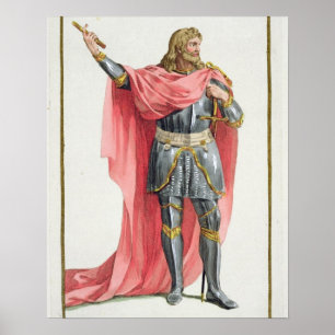 Póster Simon de Montfort (c.1165-1218) de "Receuil des