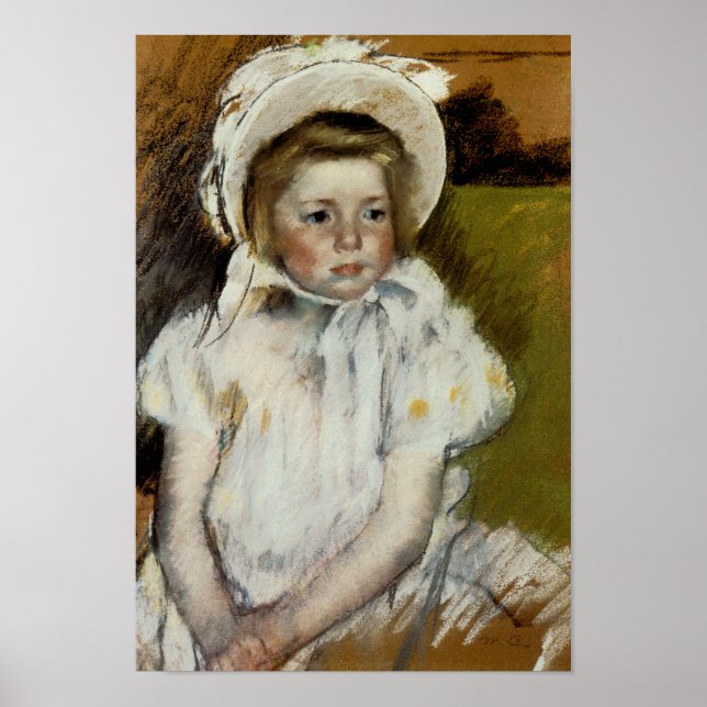 Póster Simone en un bonnet blanco (Frente)