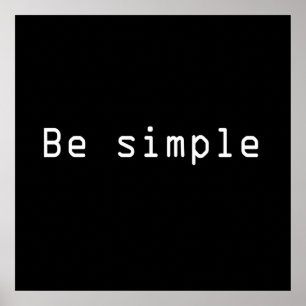 Póster simple