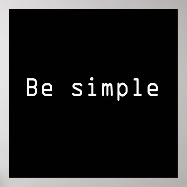 Póster simple (Frente)