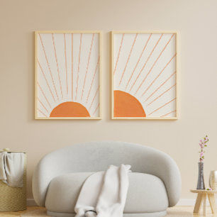 Póster Simple Boho Amanecer