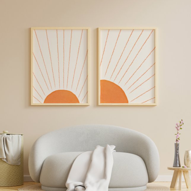 Póster Simple Boho Amanecer (Simple Boho Sunrise Poster)