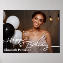 Simple Classic Happy Birday Photo