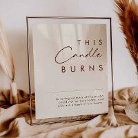 Simple Desierto | Blanco Natural Esta Vela Arde