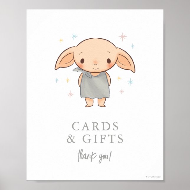 Póster Simple Harry Potter - Dobby Baby Shower (Frente)