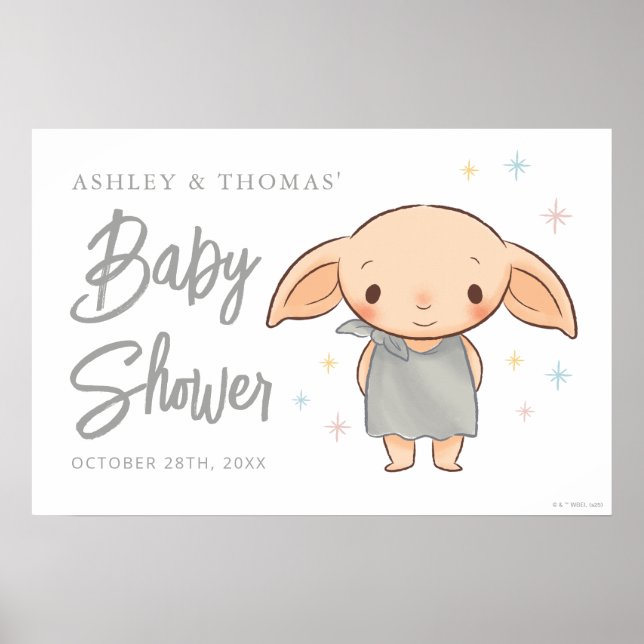 Póster Simple Harry Potter - Dobby Baby Shower (Frente)