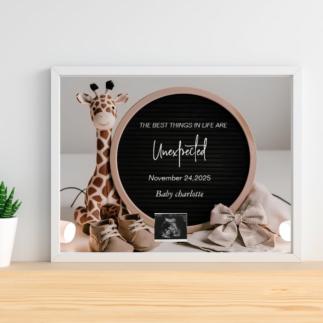 Póster Simple invitación de embarazo digital neural simpl (Subido por el creador)