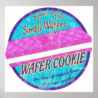 Póster Simple Rick Wafer Cookie