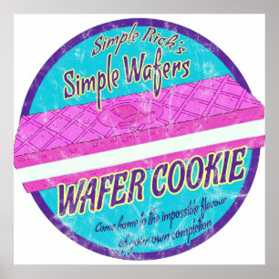 Póster Simple Rick Wafer Cookie